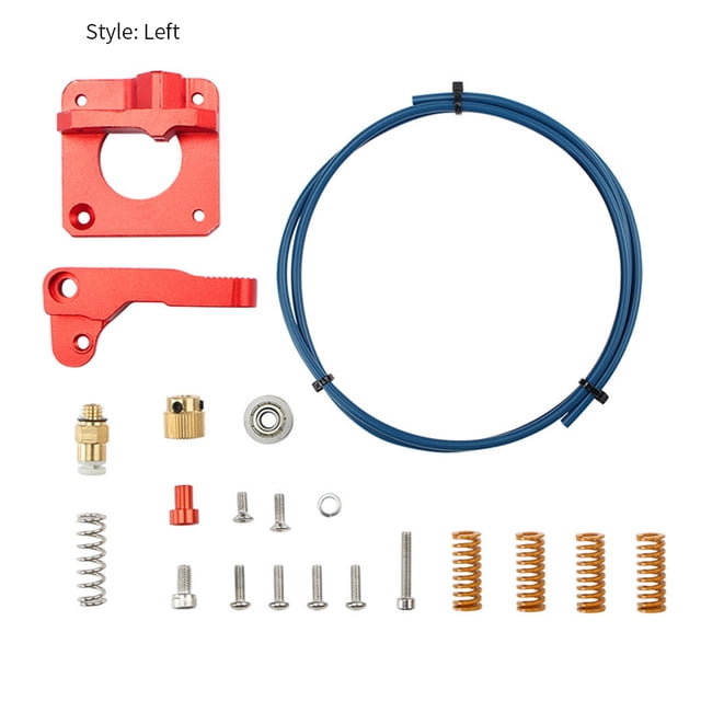 Impresora 3D Kit de extrusora MK8 Juego de actualización de resorte de tubería de alimentación Reemplazo de accesorios de impresora 3D para Ender-3 Inevent EL001560-00