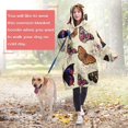 thumbnail image 4 of Butterfly Colorful Wing Pattern Wearable Oversized Blanket,Wearable Blanket Hoodie for Adults,Cozy Hooded Blankets with Super Pockets,Super Warm Fuzzy Pullover for Women & Men, 4 of 6