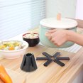 thumbnail image 4 of Muyoka Almohadilla de mesa resistente al calor ABS Plegable Ahorro de espacio Estera de olla caliente Aislamiento térmico antideslizante Posavasos Almohadillas de olla resistentes al desgaste para mes Muyoka Hogar, 4 of 7