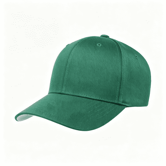 XIBUFE Men's Athletic Baseball Fitted Cap,Classic green hat Style