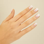 Dashing Diva Glaze Semi-Cured Gel Nail Stickers, In the Buff, 32 Count