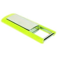 thumbnail image 7 of Sweda Slide-N-Lock Key Tag, Pull-Out Rectangle, Hard Plastic Key Tag with Polished Metal Insert - Lot of 3. (Green), 7 of 7
