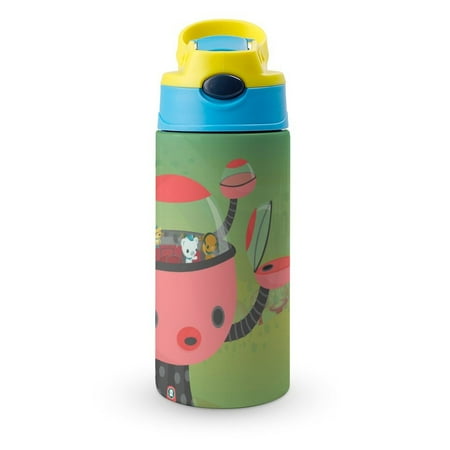 

Characters The Octonauts Kid s Insulated Water Bottle With Straw Vacuum Stainless Steel Cup Leak-Proof Toddler Thermoses Children Water Cup