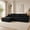 L-Black, variant on Boneless Couch,108'' Modular Sectional Sofa, Cloud Couch with U-Shape Chaise & Deep Seat, Corduroy Upholstered Living Room Couch,Sectional Couches for Living Room Apartment, Black