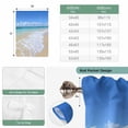 thumbnail image 6 of Summer Beach Balloon Curtains 63 Inch Length for Living Room/Bedroom, Oceans Seaside Sky Coastal Landscape Rod Pocket Privacy Door Curtains Decorative Tie Up Shade for Window 52"x63", 6 of 8