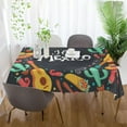thumbnail image 6 of Mexico Pattern Rectangle Tablecloth, Dust Proof Anti Wrinkle Wipeable Table Cloth Tabletop for of Dinner Kitchen Wedding Holiday Party 54"x54" Home Decor, 6 of 7