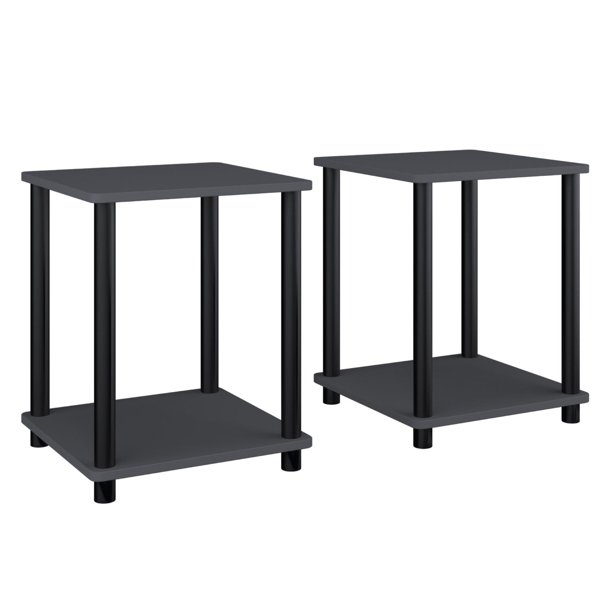Mesas Laterales Cosco Home gris oscuro