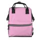 thumbnail image 1 of Disketp Pink Mochila de Pañales de Gran Capacidad con Múltiples Bolsillos, Mochila de Viaje Multifuncional para Bebé, Unisex, Moderna y Resistente, 1 of 6