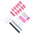 thumbnail image 3 of Octpeak Dip Nail Remover,Gel Nail Polish Remover Kit,Gel Nail Polish Remover Kit Fiber Stainless Steel Plastic Material DIY Making Small Compact Reusable Durable Nails Tool, 3 of 8