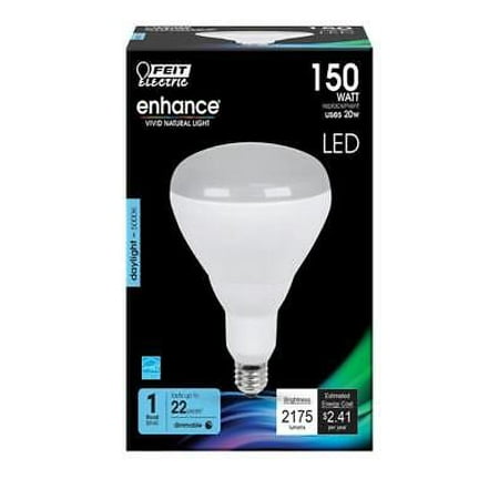 

Feit Electric BR40 E26 (Medium) LED Bulb Daylight 150 Watt Equivalence 1 pk