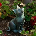 thumbnail image 4 of RYUJNDK Garden Resin Cat Butterfly Curiosity Decoration Sculpture Figurines Garden Ornament for Patios Porch Outdoor Space, 4 of 9