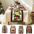 thumbnail image 7 of Christmas Table Runner, Holiday Table Decor, 13x72 Inch Polyester Table Runner for Kitchen Dining Room, Durable Reusable Soft Fabric, Perfect for Christmas Birthday Party Home Decoration, 7 of 7