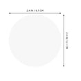 thumbnail image 2 of IFANLANDOR 100pcs Blank Playing Cards White Round Graffiti Papers Drawing for DIY Enthusiasts Parties, 2 of 8