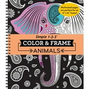 Color & Frame: Color & Frame - Animals (Adult Coloring Book) (Other)