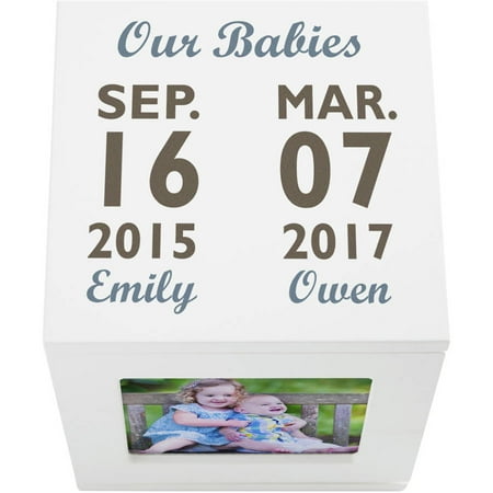Personalized Our Best Days Rotating Keepsake Photo Box-Available in 2 (Best Camcorder For Music)