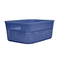 thumbnail image 2 of Life Story Rangement Léger Tissé Panier Tendance 10 Litres, Bleu (6 Pack), 2 of 7