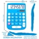 thumbnail image 3 of Calculadora de estilo hogareño y de oficina - Pantalla LCD de 8 dígitos - Adecuada para uso en escritorio y en movimiento. (Azul), 3 of 4