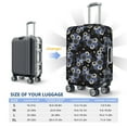thumbnail image 6 of Haiem Sunflowers Luggage Cover Printed Suitcase Covers for Luggage Elastic Washable Suitcase Protector Fits 18-32 Inch Luggage-Small, 6 of 9