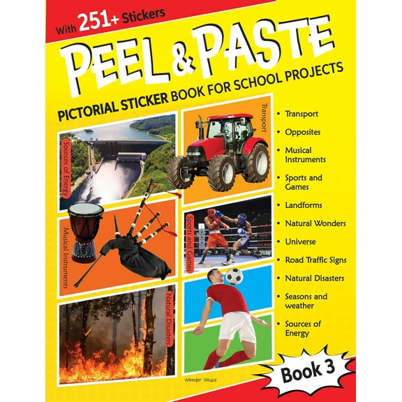 Peel & Paste: Book 3 : Pictorial Sticker Book (Paperback)