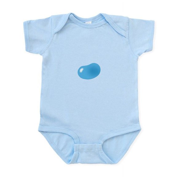 CafePress - Just Blue Jellybean Infant Bodysuit - Baby Light Bodysuit, Size Newborn - 24 Months