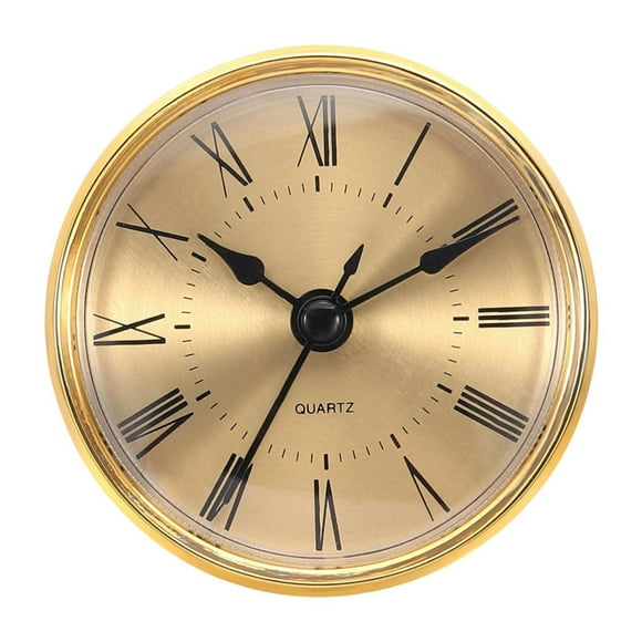 Inserto de reloj con junta de goma Ajuste del reloj Pieza de hardware del reloj Reemplazo de 70 mm Oro