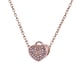 thumbnail image 4 of Charm para Pulsera LuckyLy, Dije de Corazón Candado, Acero Inoxidable y Zirconia Cúbica, Modelo Maca rosa UNITALLA, 4 of 8