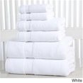 thumbnail image 1 of Affinitylinens ESP6PCTWL-WHT Elegance Spa Luxueux 600 G/M2 Coton Set de Serviettes 6 Pièces - Blanc, 1 of 1