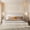 Beige, variant on BOSHIRO Queen Size Upholstered Bed Frame, Bed Frame with Soft Headboard, No Box Spring Needed, Gray