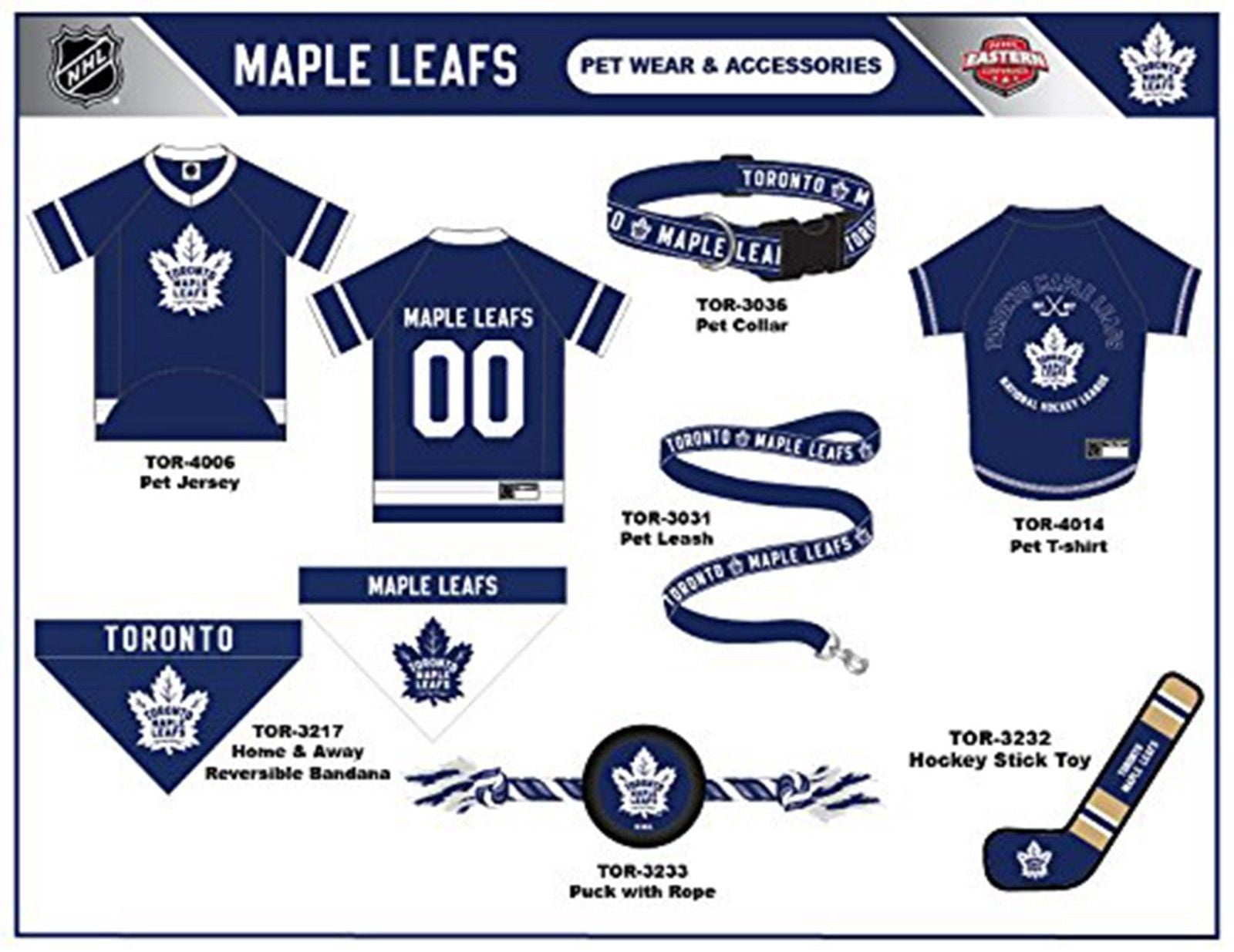 Pets First NHL Toronto Maple Leafs T-Shirt - Licensed, Wrinkle-free, stretchable Tee Shirt for Dogs & Cats