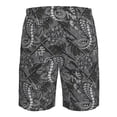 thumbnail image 6 of Kdxio Snake Pattern Mens Casual Shorts - Drawstring Summer Beach Sports Shorts for Men, 6 of 9