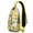 Beige-8, variant on Tropical Palm Trees Sling Backpack for Travel – Lightweight and Compact Outdoor Shoulder Bag Featuring Hawaiian Sunset and Vibrant Beach Designs