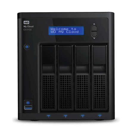 UPC: 0718037832807 | WD 16TB My Cloud Expert Series EX4100  4-Bay Network Attached Storage – WDBWZE0160KBK-NESN