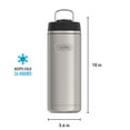 thumbnail image 5 of Thermos Stainless Steel Vacuum Insulated Icon Straw Bottle, Stainless Steel, 32oz, 5 of 8