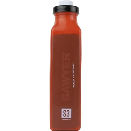 Sawyer Water Purification Sawyer Products SP4321 Select S3 Replacement Foam Water Purification Bottle - Removes Heavy Metals, Viruses, Chemicals, Pesticides, Bacteria, and More - 20 oz ()