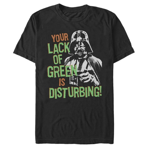 Men's Star Wars Lack of Green Graphic Tee Black Large