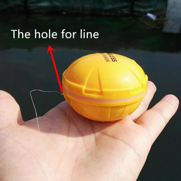 Détecteur de Profondeur de Poissons Portable, Détecteur d'Affichage LCD Sonar pour Pêche sur Côtier pour Ami pour Bateau