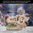 thumbnail image 4 of Simulation Dinosaur Aquarium Skull Ornament, Skull Shape Fish Tank Decor, Fish Tanks For Water Plants Decoration, 4 of 8