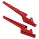 thumbnail image 5 of Reposapiés de de motocicleta, soporte de extensión, reposapiés antideslizante, pedales traseros, modificación de pedal para bicicleta Rojo, 5 of 8