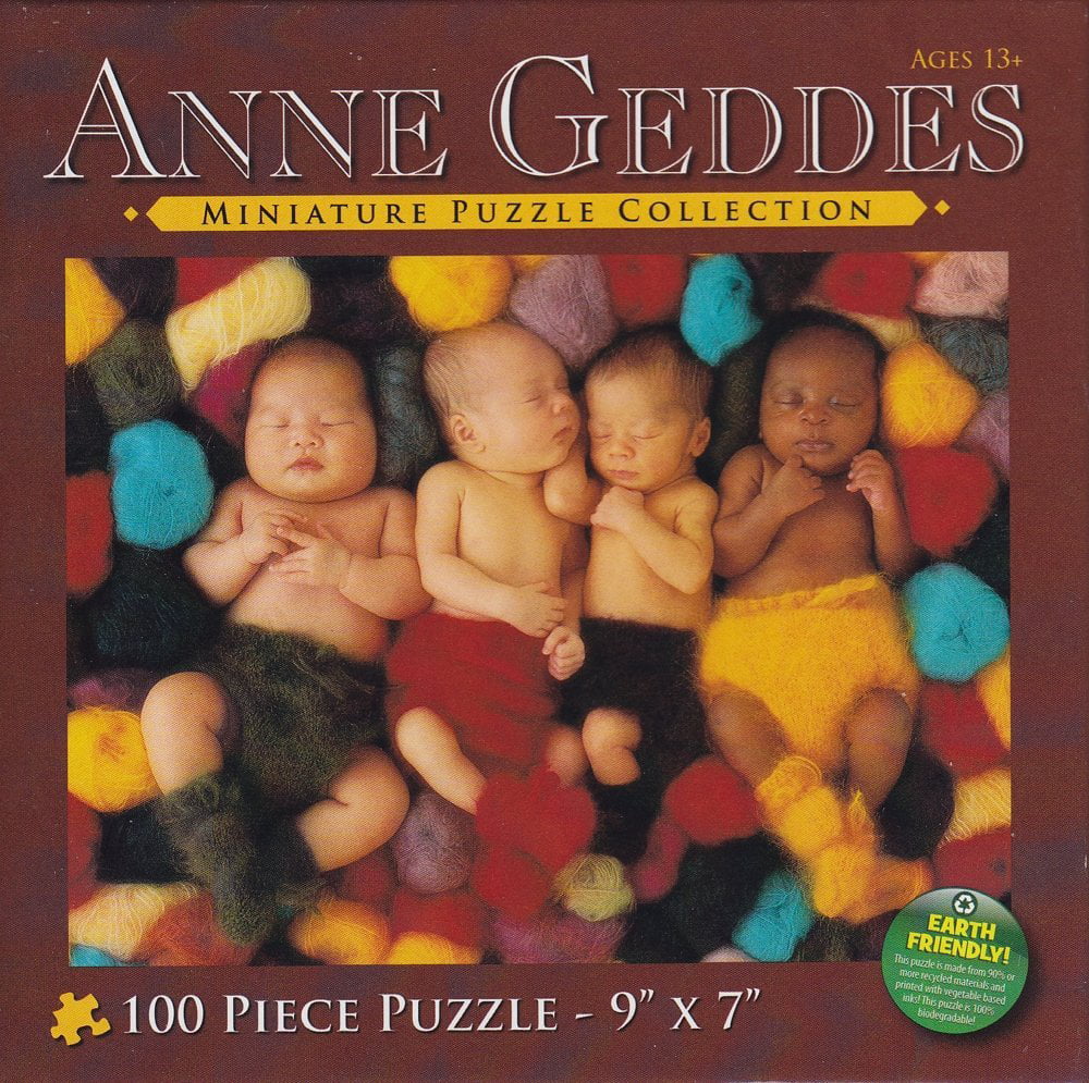 Anne Geddes Ceaco Puzzle 550 Pcs Rows of Dolls & a Baby 18x24 for sale online 