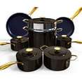 thumbnail image 1 of Juego de utensilios de cocina Nuwave Lux LE 13 piezas Diamond Ceramic Gold, 1 of 4