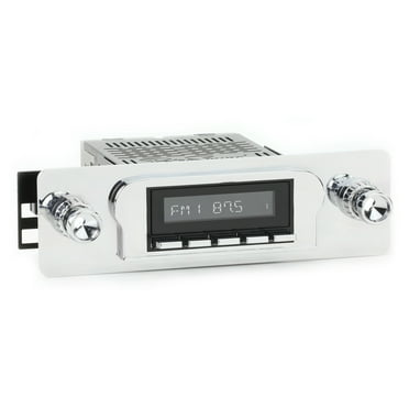 RetroRadio Compatible with 1960-63 Mercury Comet Features Include Bluetooth, AUX, AM/FM LABC-M1-122-04P-74PMC