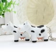 Lightup Keychain Cartoon Cow Design Light & Sound Keychain Cute Stuffed