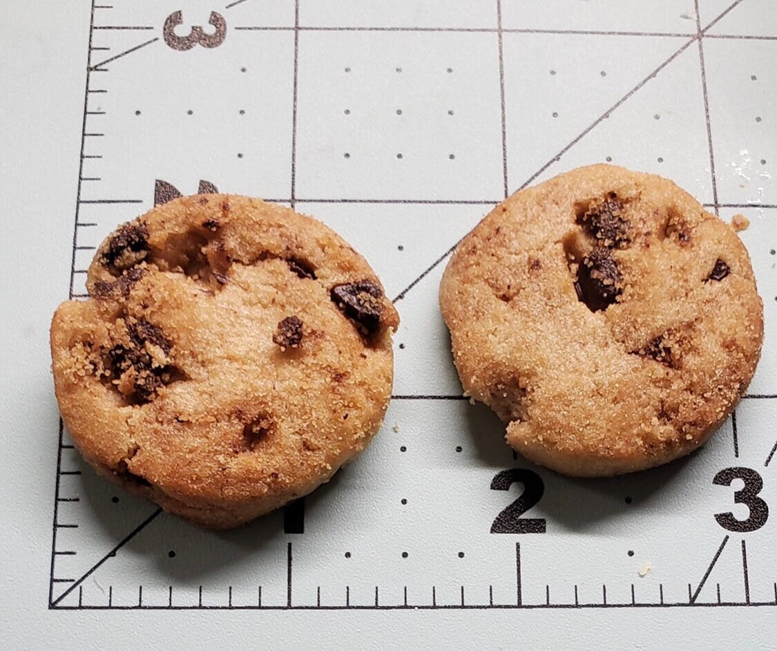 Realistic Mini Chocolate Chip Cookie Mold| Dessert Shape Silicone Mold| Soap Mold| Candle Mold| Mold for Wax| Mold for Resin| Not Food Grade