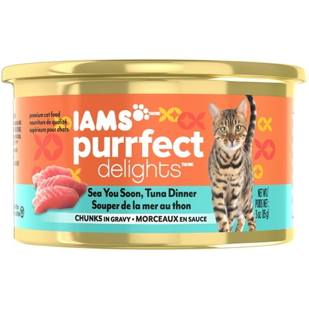 UPC 019014702671 product image for Iams Purrfect Delights Chunks In Gravy Sea You Soon Dinner Canned Wet Cat Food,  | upcitemdb.com