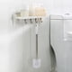 thumbnail image 2 of Estante de ducha de plástico adhesivo para baño, sin necesidad de taladrar, 6,6 libras, 2 of 8