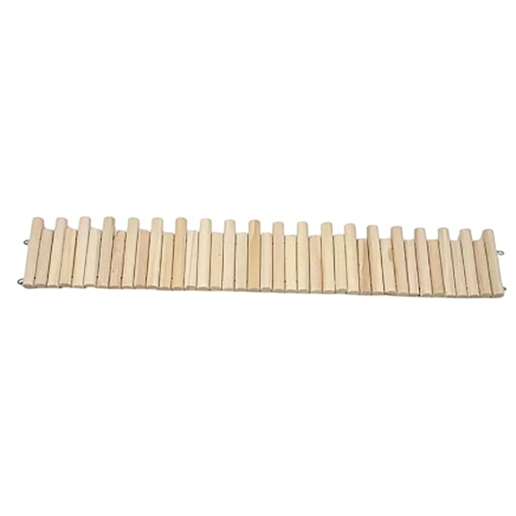 Natural Wooden Hamster Fence Bendable Small Cage Barrier Flexible Playpen for Hamster Gerbil and Habitat Enclosure