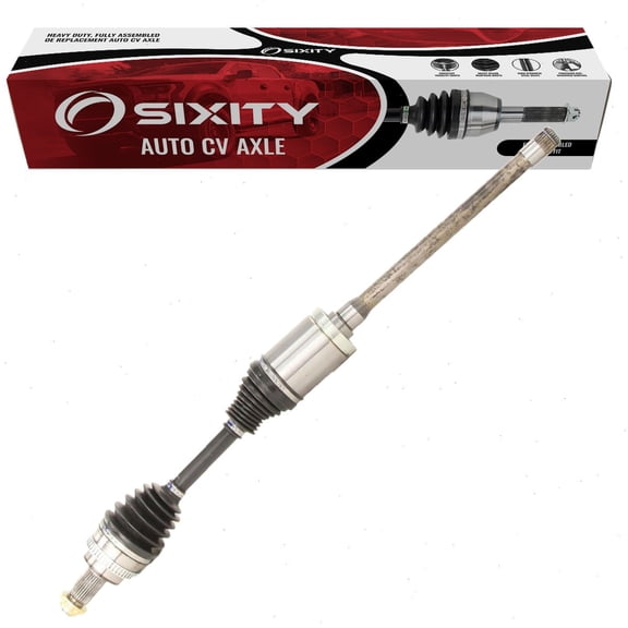 Sixity Front Right CV Axle compatible with BMW 325xi 2006 - Passenger Side Complete Axle Shaft Assembly