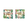 thumbnail image 2 of Metaverse Janelle Penner 'Jungle Vibes A' Canvas Art (Set of 2), 2 of 4