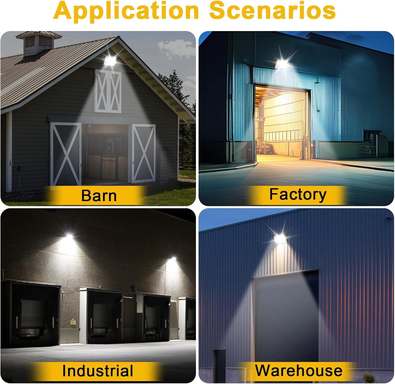 40W LED Eco Wall Pack Light with Dusk to Dawn Photocell 4800LM 5000K Daylight Replacement for 145W MH/HPS Outdoor Security Lighting Commercial Wall Light for Warehouses Factories Shopping Malls