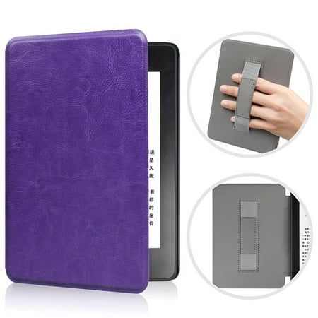 ACDANC for Kindle Paperwhite Case,Crazy Horse Design for Kindle Store,Unique Appearance Strapsicle for Kindle Holder,Purple